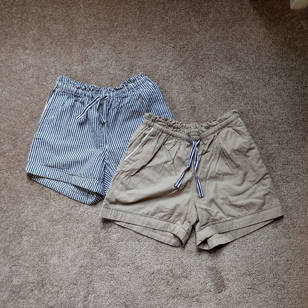 Land's End kid's shorts, bundle of 2, size M (10-12)